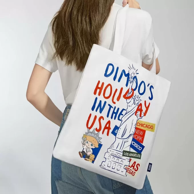 DIMOO’S HOLIDAY IN THE USA SERIES – Canvas-Tasche