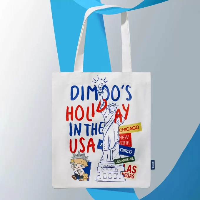DIMOO’S HOLIDAY IN THE USA SERIES – Canvas-Tasche