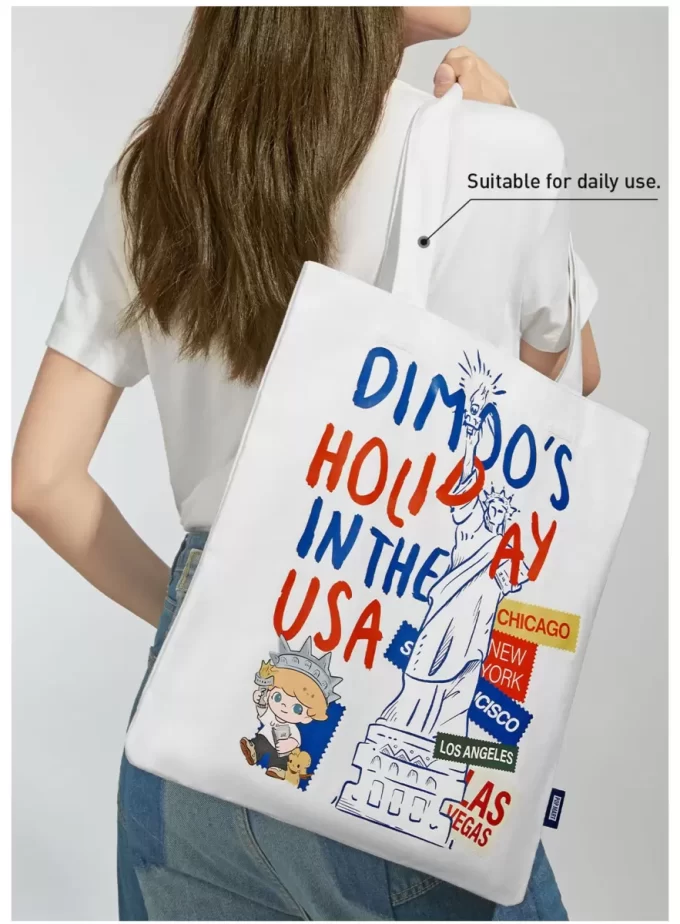 DIMOO’S HOLIDAY IN THE USA SERIES – Canvas-Tasche
