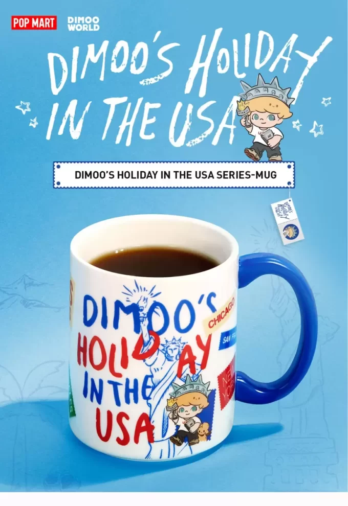DIMOO’S HOLIDAY IN THE USA SERIES-Tasse