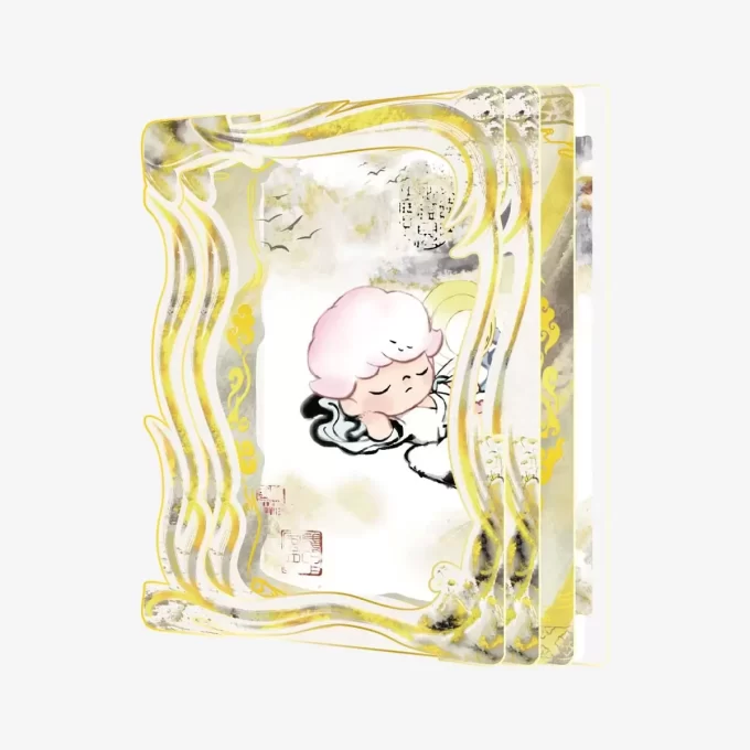 DIMOO Stories In The Cup Serie Figuren Kunstsammlung Karten