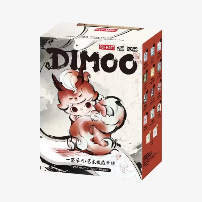 DIMOO Stories In The Cup Serie Figuren Kunstsammlung Karten