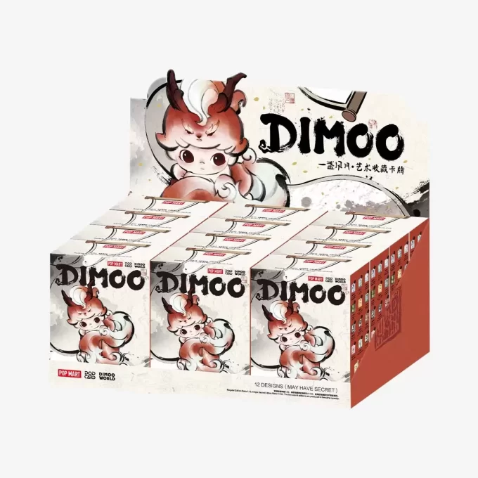 DIMOO Stories In The Cup Serie Figuren Kunstsammlung Karten