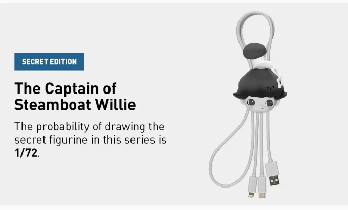 DIMOO WORLD × DISNEY Serie – 2-in-1-Kabel-Blindbox