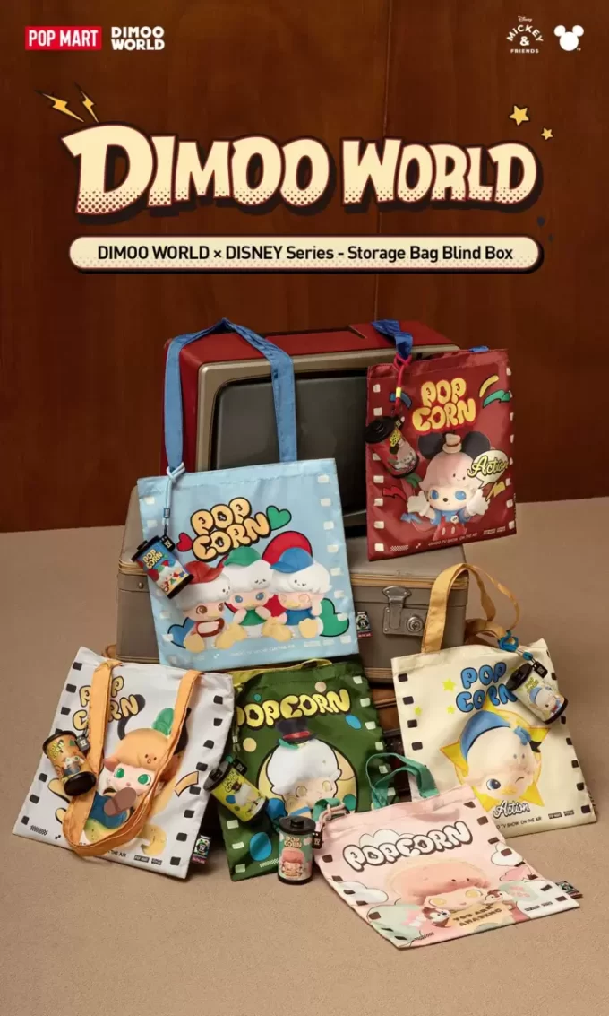 DIMOO WORLD × DISNEY Serie-Aufbewahrungstasche Blind Box