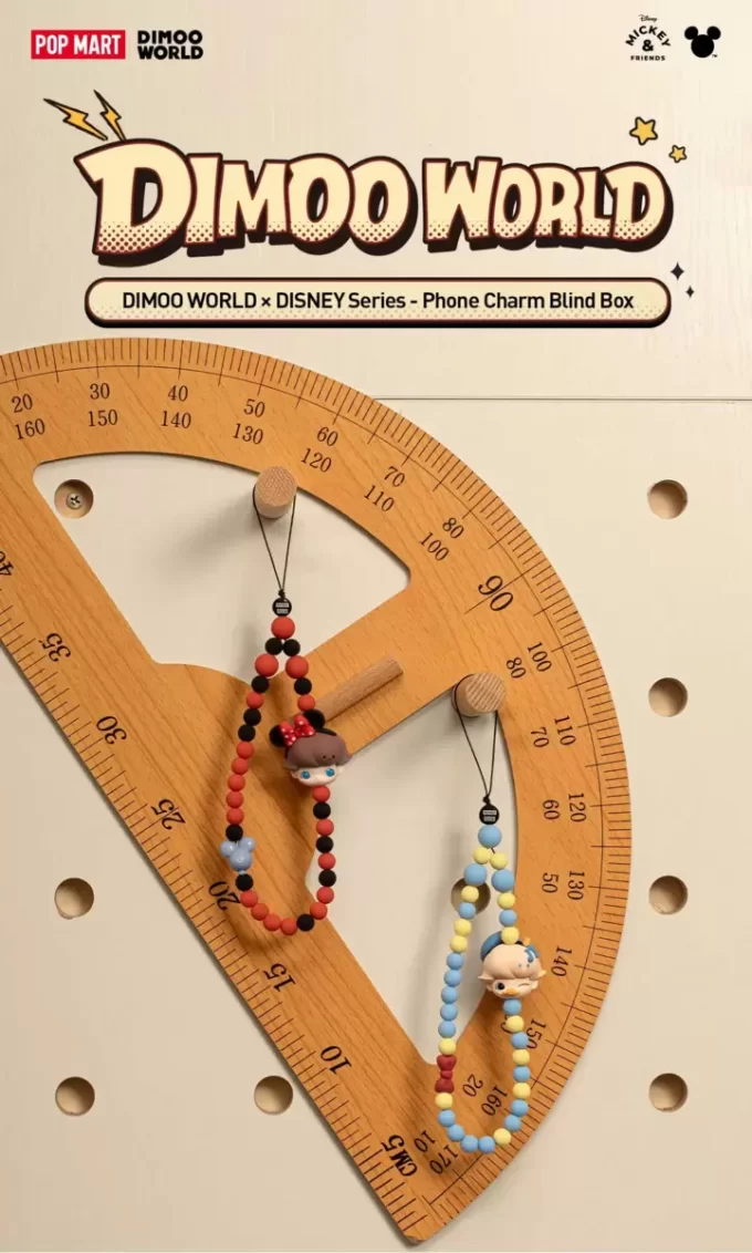DIMOO WORLD × DISNEY Serie – Handy-Lanyard-Blindbox