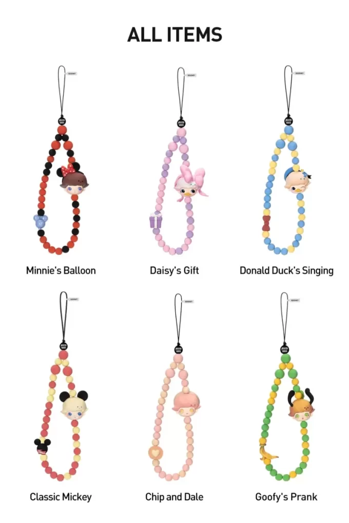 DIMOO WORLD × DISNEY Serie – Handy-Lanyard-Blindbox