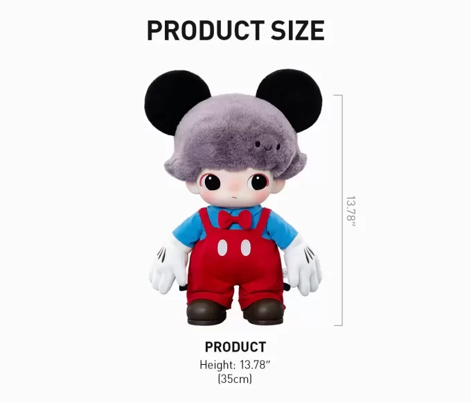 DIMOO WORLD × DISNEY Serie – Mickey Vinyl-Plüschtasche