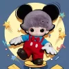 DIMOO WORLD × DISNEY Serie – Mickey Vinyl-Plüschtasche
