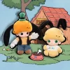 DIMOO WORLD × DISNEY Serie – Vinyl-Plüsch-Schlüsselanhänger-Blindbox