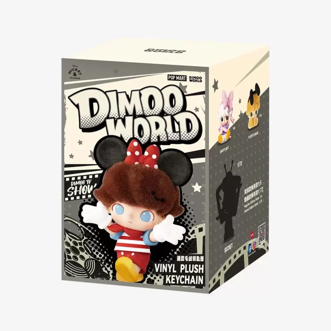 DIMOO WORLD × DISNEY Serie – Vinyl-Plüsch-Schlüsselanhänger-Blindbox