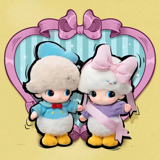 DIMOO WORLD × DISNEY Serie – Vinyl-Plüsch-Schlüsselanhänger-Blindbox