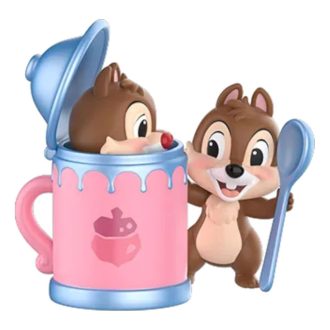 Disney Chip und Chap – Figuren der lustigen Brüder-Serie „Teetassen-versteckendes Kätzchen“