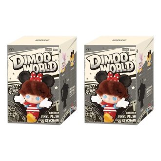 Disney Dimoo World Vinyl-Plüschanhänger, versiegelte Hülle (2 Blindboxen)