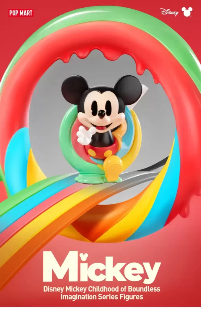 Disney Mickey Figuren aus der Kindheit der grenzenlosen Fantasie-Serie