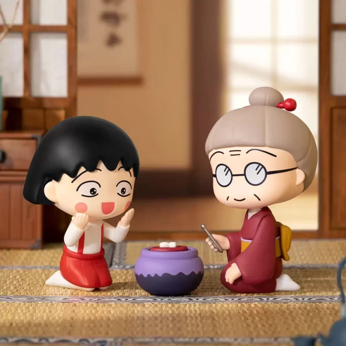 Figuren aus der „The Time With You“-Serie von Chibi Maruko Chan