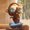 Figuren der Baby Molly & Baby Tabby-Serie