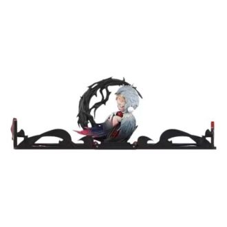 Geschenk für Sie Grußkarte Motiv „Skullpanda Red Rose“