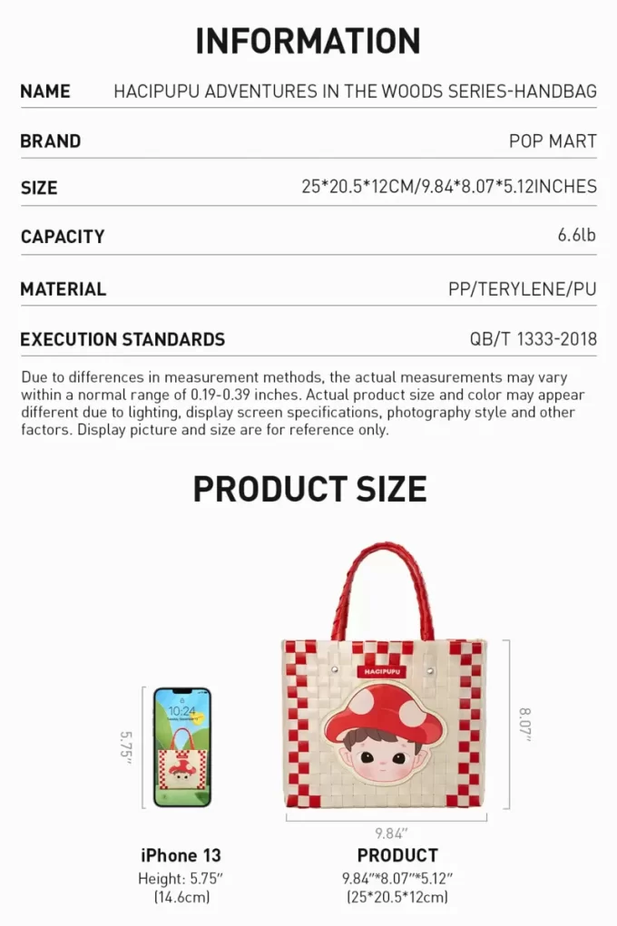 HACIPUPU Adventures In The Woods Serie-Handtasche
