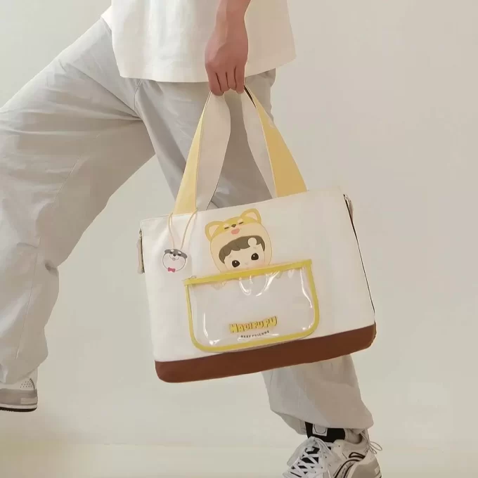 HACIPUPU Die Wachstumstagebuch-Serie – Canvas-Tasche