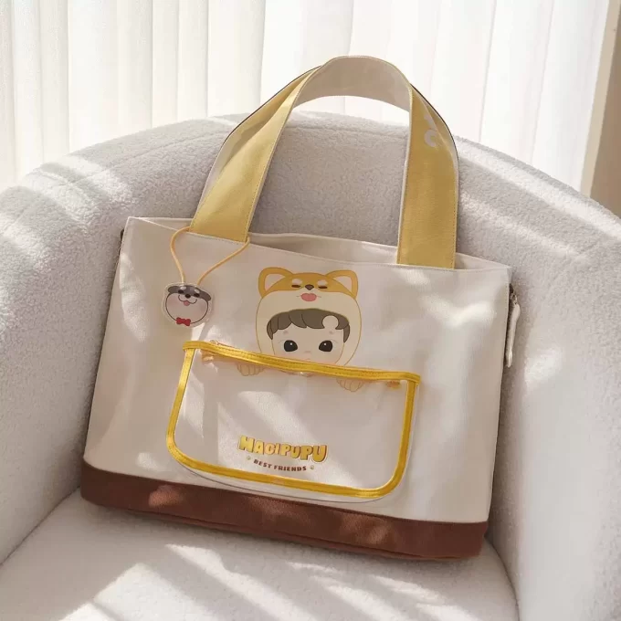 HACIPUPU Die Wachstumstagebuch-Serie – Canvas-Tasche
