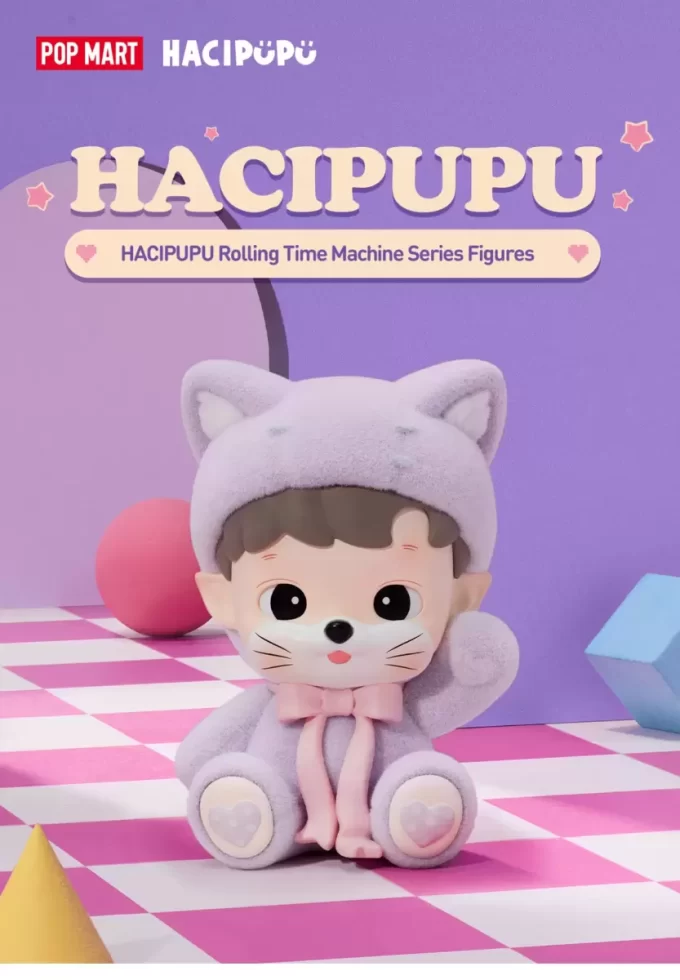 HACIPUPU Figuren der Rolling Time Machine-Serie