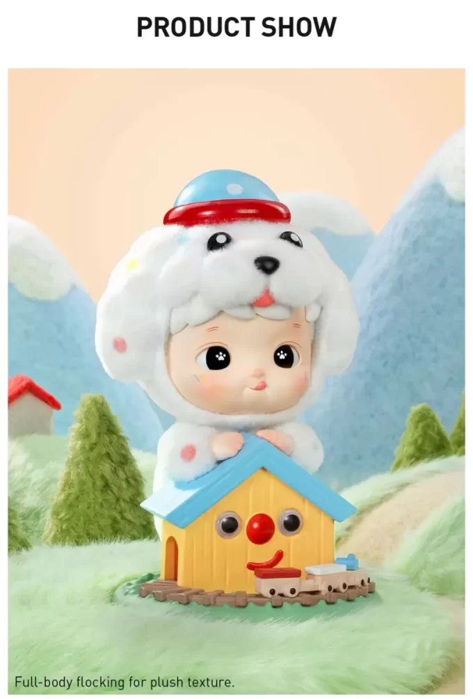 HACIPUPU Flauschige Welpenfigur