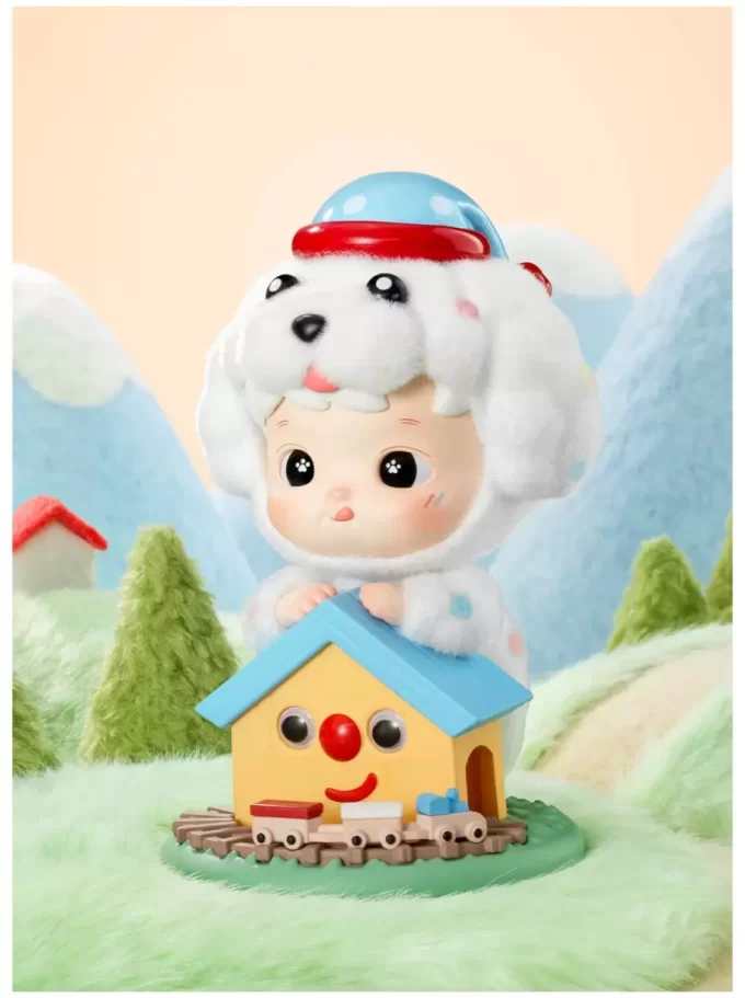 HACIPUPU Flauschige Welpenfigur