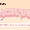 HACIPUPU Flauschige Welpenfigur