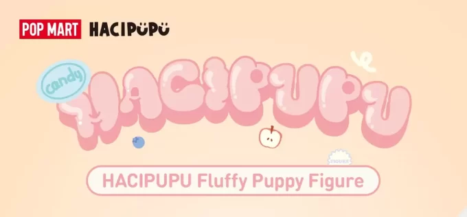 HACIPUPU Flauschige Welpenfigur