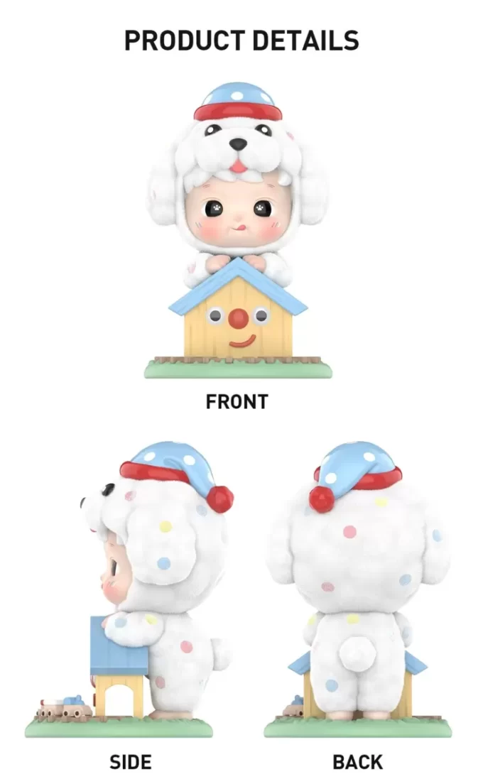 HACIPUPU Flauschige Welpenfigur