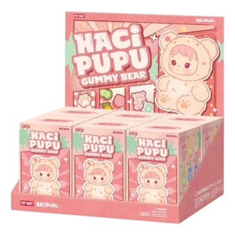 Hacipupu Gummibärchen-Plüschanhänger aus Vinyl, versiegelte Schachtel (6 Blindboxen)
