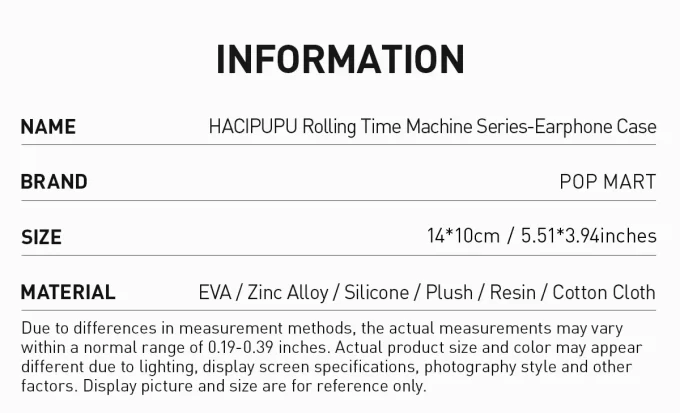 HACIPUPU Rolling Time Machine Series-Kopfhörerhülle