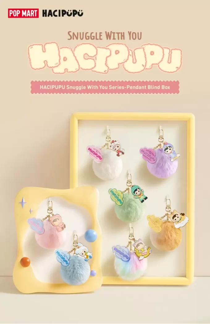 HACIPUPU Snuggle With You Serie – Anhänger Blindbox