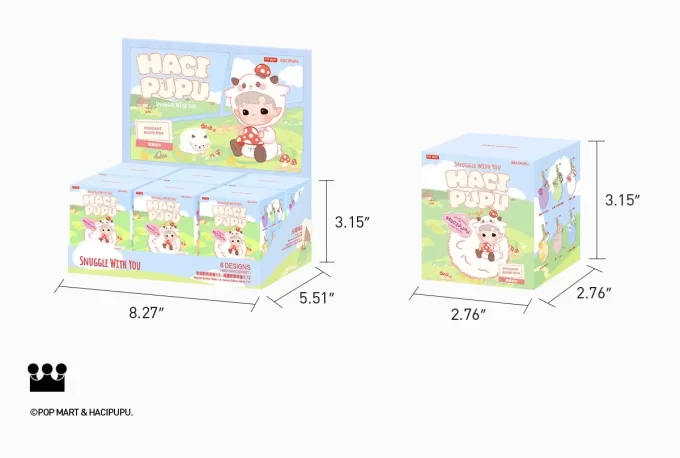 HACIPUPU Snuggle With You Serie – Anhänger Blindbox