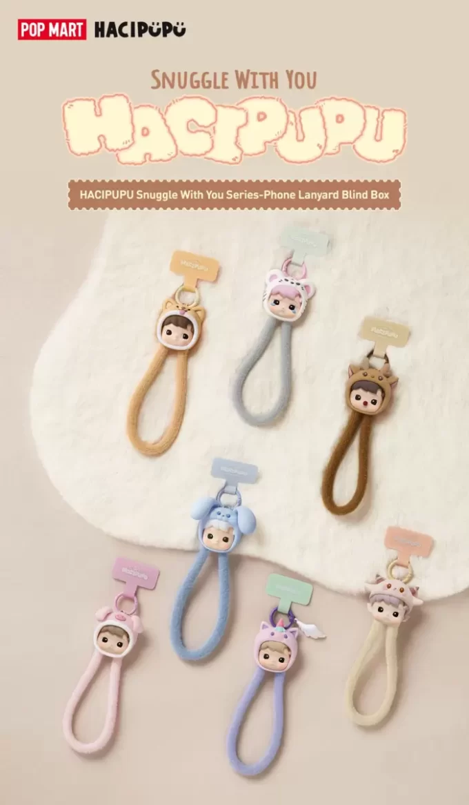 HACIPUPU Snuggle With You Serie – Blindbox mit Telefon-Lanyard