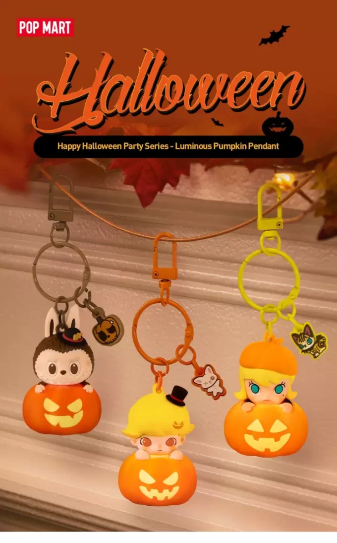 Happy Halloween Party Serie – Leuchtender Kürbisanhänger