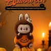 Happy Halloween Party Series – Sitzender Kürbis Vinyl Plüsch Anhänger