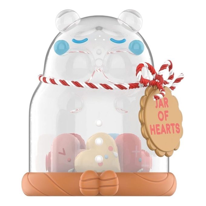 Heulsuse weint aus Liebe Figuren „Glas mit Herzen“