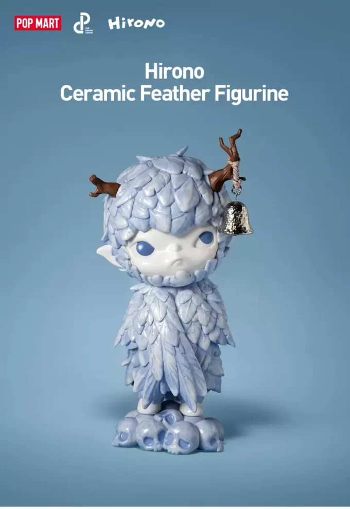 Hirono Keramik-Federfigur