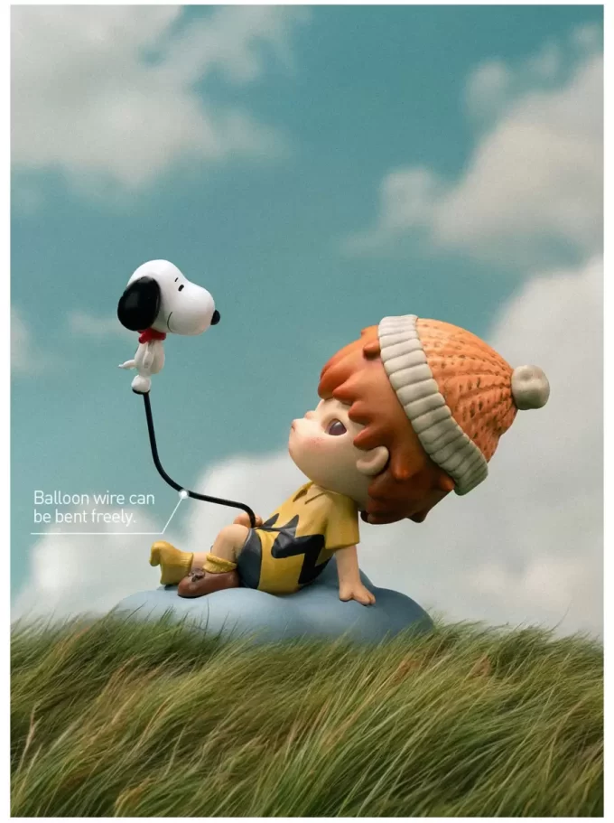 Hirono × Snoopy Figur