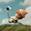 Hirono × Snoopy Figur