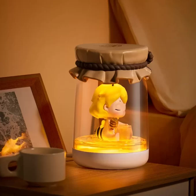 HONEY BEEDY Glas-Lichtfigur