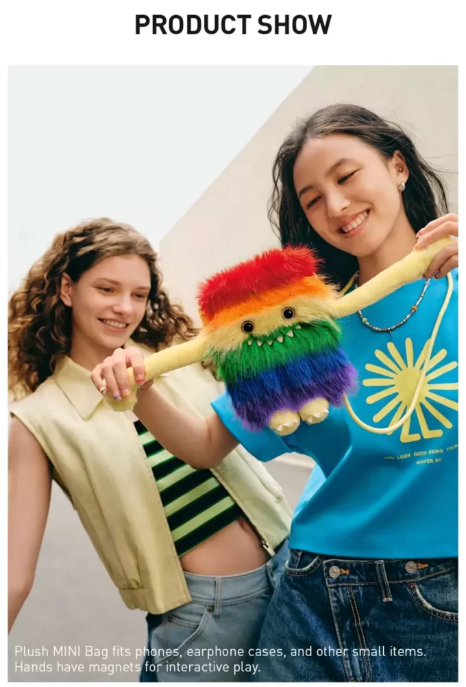INSTINCTOY HUG YOU SERIES – Mini-Plüschtasche