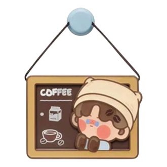 Kühlschrankmagnet der Pop Bean Coffee Factory „Pino Jelly Milk Coffee Lover“