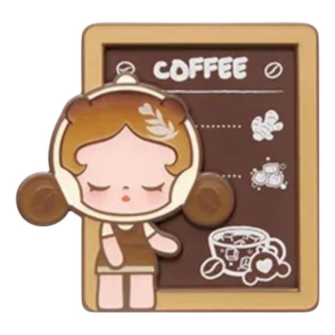 Kühlschrankmagnet der Pop Bean Coffee Factory „Skullpanda Coffee Moment“