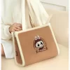 Klassische Taschenserie – LABUBU Plüsch-Tragetasche (Braun)