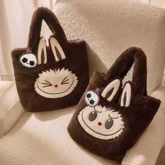Klassische Taschenserie – LABUBU Wende-Plüschtasche