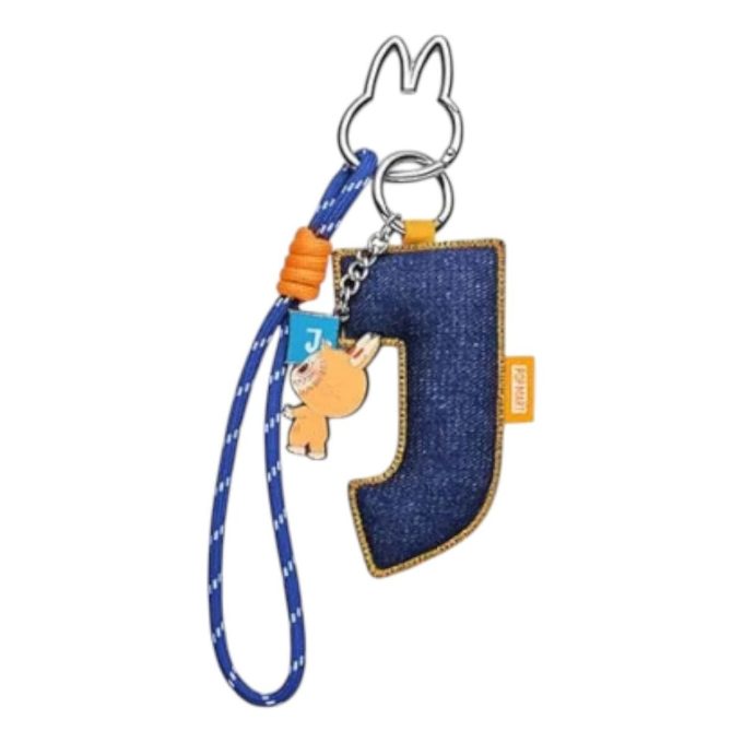 Labubu-Anstecker für Liebesbrief-Anhänger „J“