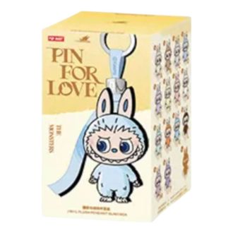 Labubu Pin for Love Plüschanhänger, versiegelte Schachtel (A-M) (1 Blindbox)